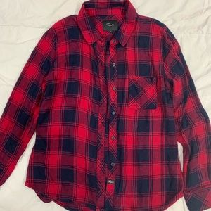 Rails flannel shirt womens size S